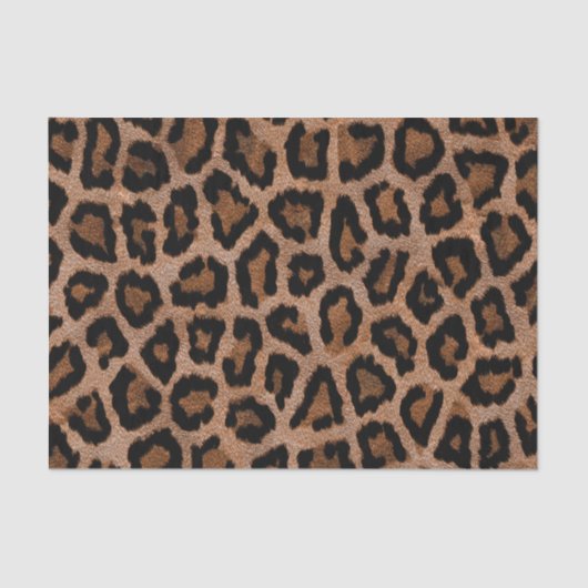 Trendy Leopard Cheetah Animal Print Pattern Tissuepapier (Voorkant)