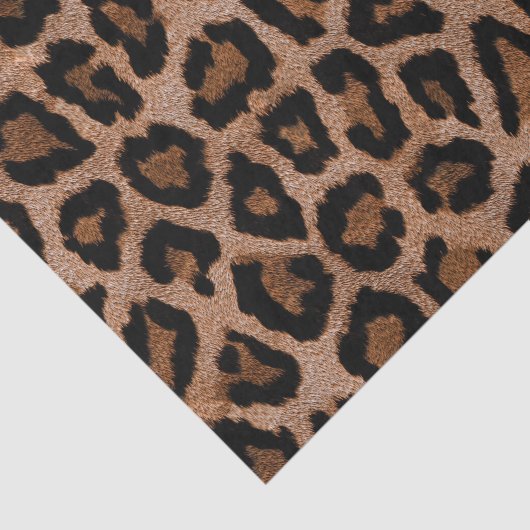 Trendy Leopard Cheetah Animal Print Pattern Tissuepapier (Detail)