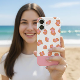 Trendy Leopard Monogram Initiaal iPhone 16 Hoesje