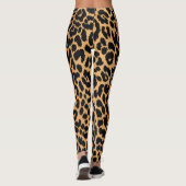 Trendy Leopard Pattern Animal Print Leggings (Achterkant)