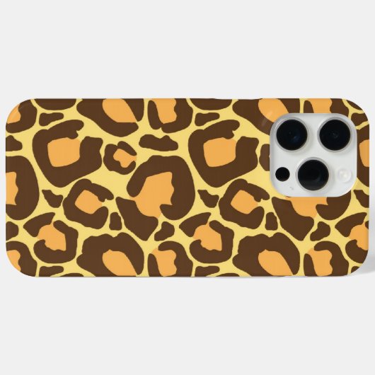 Trendy Leopard Print Case-Mate iPhone Case (Achterkant (horizontaal))