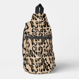 Trendy Leopard Print Crossbody Sling Bag