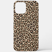 Trendy Leopard Print Fur Effect Repo Pattern Case-Mate iPhone Case (Achterkant)