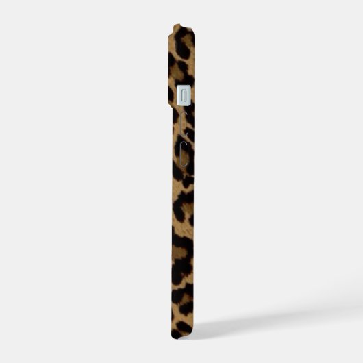 Trendy Leopard Print iPhone Case – Stylish Animal  iPhone 15 Case (Linkerkant)