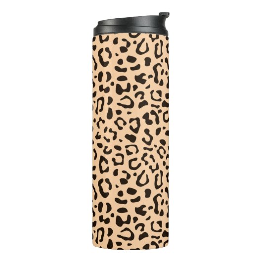 Trendy Leopard print patroon Thermosbeker (Gedraaid links)
