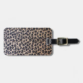 Trendy Leopard Print Travel Bagagelabel (Voorkant horizontaal)