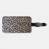 Trendy Leopard Print Travel Bagagelabel (Achterkant horizontaal)
