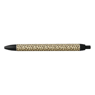 Trendy Leopard Print Zwarte Inkt Pen