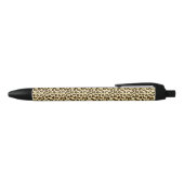 Trendy Leopard Print Zwarte Inkt Pen (Bovenkant)