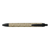 Trendy Leopard Print Zwarte Inkt Pen (Achterkant)