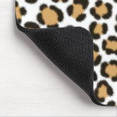 Trendy Leopard Simulate Fur Effect Pattern Muismat (Hoek)