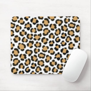 Trendy Leopard Simulate Fur Effect Pattern Muismat