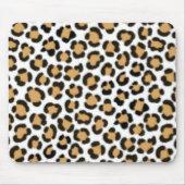 Trendy Leopard Simulate Fur Effect Pattern Muismat (Voorkant)