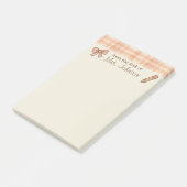 Trendy leraar gepersonaliseerde 4 "x6" post-it not post-it® notes (Schuin)