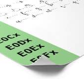 Trendy lettertype ligaturen poster (Hoek)