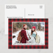 Trendy lettertypemachine - Minimale speldenfoto Briefkaart (Voorkant / Achterkant)