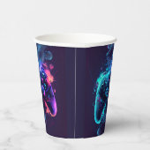 Trendy leuke games controller verjaardag papieren bekers (Rechts)