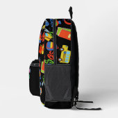trendy levendige Terug naar School Pattern Bedrukte Rugzak (Rechts)