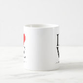 Trendy LIEFDE Gepersonaliseerde Naam Koffiemok (Center)