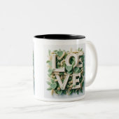 Trendy liefde Mok / Koffie Mok (Voorkant rechts)
