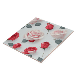 Trendy Liefde Roos Collectie Tegeltje