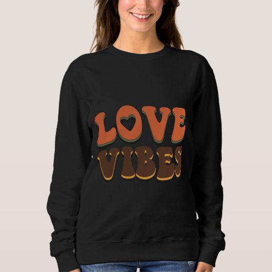 Trendy Liefdesvibes Valentijnscadeau Trui (Voorkant)