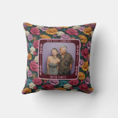 Trendy Liefdesvogel Huwelijks Worp Kussen (Achterkant)