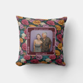 Trendy Liefdesvogel Huwelijks Worp Kussen (Voorkant)