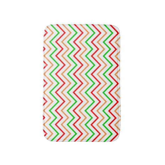 Trendy Light Chevron Pattern Badmat (Voorkant Verticaal)