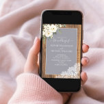 Trendy Light Grey Rustic Wood Script Photo Weddens Kaart<br><div class="desc">Oh, we zijn zo blij met deze trendy lichtgrijze, rustige trouwfotouitnodiging. Het was niet makkelijk om met een roestachtig lichtgrijs design te komen dat we aan onze esthetische eisen hadden voldaan, maar toen deden we het, en nu zijn we verliefd! Dit houten ontwerp doet ons denken aan een vlakke legger,...</div>