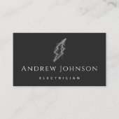Trendy Lightning Electric Light Electrice Classy Visitekaartje (Voorkant)
