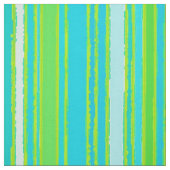 Trendy Lime Green Aqua Turquoise Stripes Pattern Stof (Swatch)