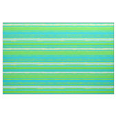 Trendy Lime Green Aqua Turquoise Stripes Pattern Stof (Fat Quarter)