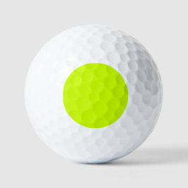 Trendy Limoen Zest effen kleur Golfballen
