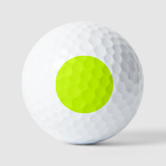 Trendy Limoen Zest effen kleur Golfballen