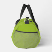 Trendy limoengroen zwart wit script monogram  plunjezak (Rechts)