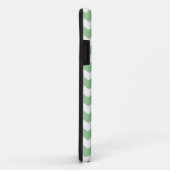 Trendy limoengroene chevron zigzagpatroon, Case-Mate iPhone case (Achterkant/rechts)