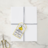 Trendy Limoncello Likeur Fles Hanglabel | Cadeaulabel (Met Touw)