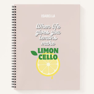Trendy Limoncello Quote Notitieboek