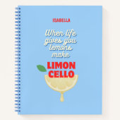 Trendy Limoncello Quote Notitieboek (Voorkant)