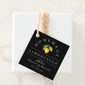 Trendy Limoncello Wedding Bedankjes Labels (In situ)