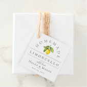 Trendy Limoncello Wedding Bedankjes Labels (In situ)