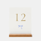 Trendy lint bruiloft tafel nummer acryl bord (Voorkant)