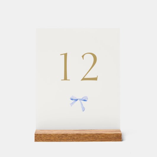 Trendy lint bruiloft tafel nummer acryl bord (Voorkant)