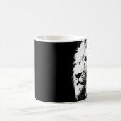 Trendy Lion Face King Elegant Sjabloon Animals Koffiemok (Center)