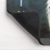 Trendy Lion Head Pop Art Afbeelding Koning Sjabloo Muismat (Hoek)