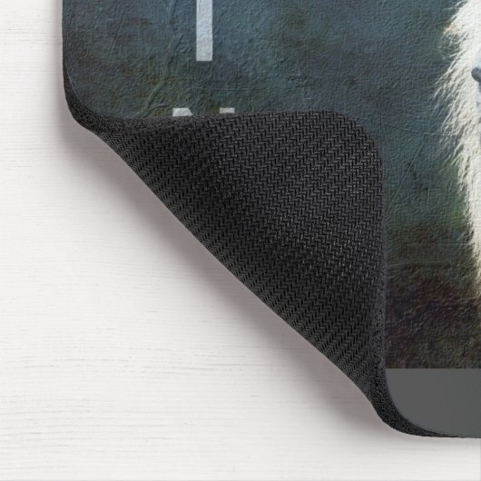 Trendy Lion Head Pop Art Afbeelding Koning Sjabloo Muismat (Hoek)