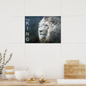 Trendy Lion Sjabloon Natuur Animal The King Foto Poster (Keuken)