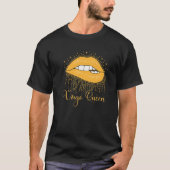 Trendy Lip Biting Virgo Queen Lips Drip Graphic T-shirt (Voorkant)