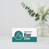 Trendy Logo, Hair Stylist, Hair Salon Visitekaartje (Staand voorkant)